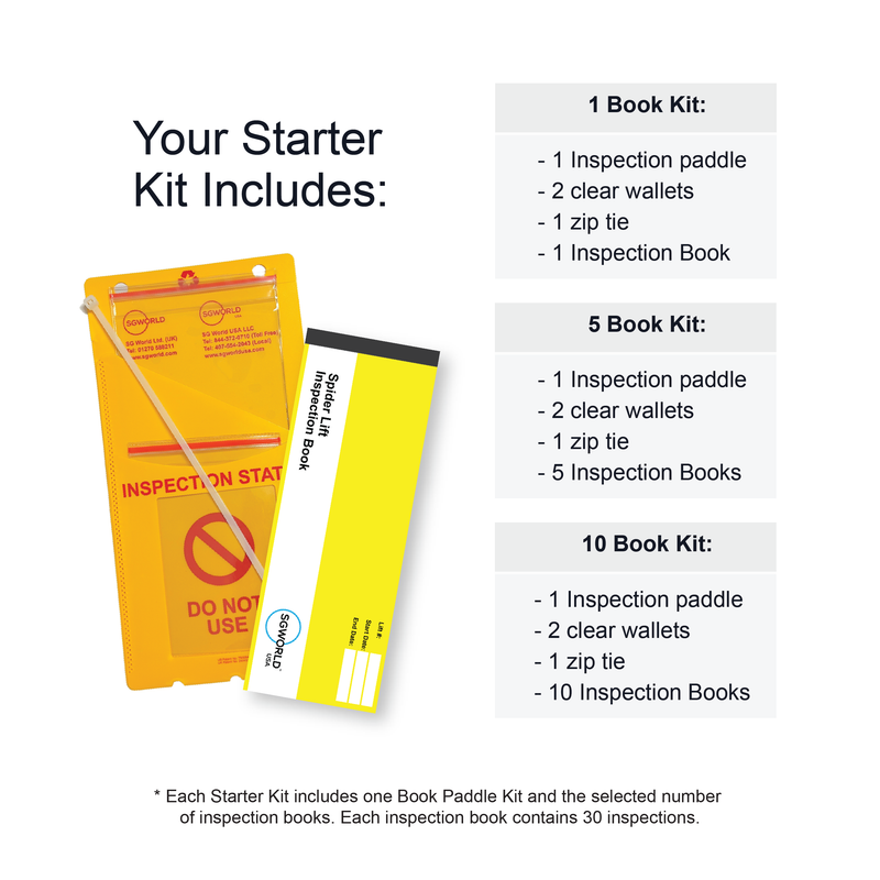 Spider Lift Inspection Checklist Solution Starter Kit
