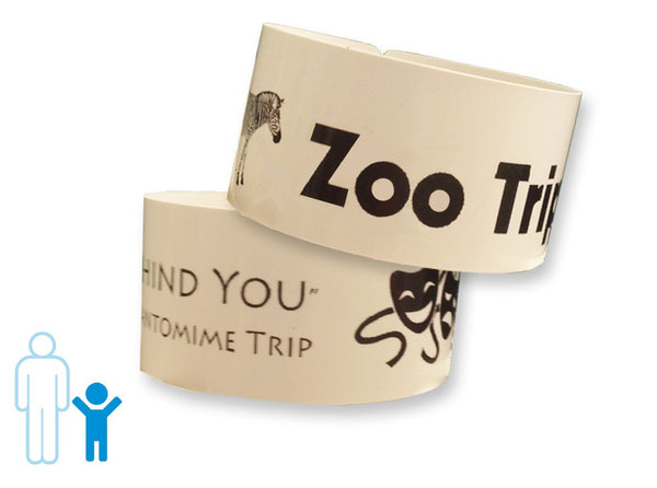 Zebra HC100 Child Wristband Cartridge: White Wristbands (Single Cartridge)