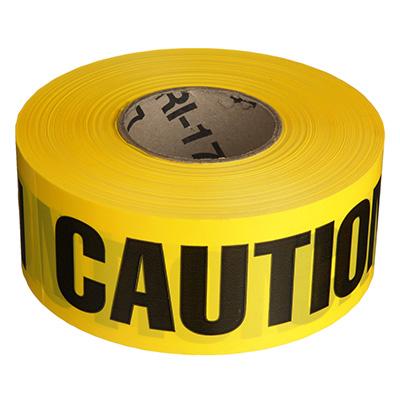 Caution Barricade Tape - 3'' Wide x 1000' Long