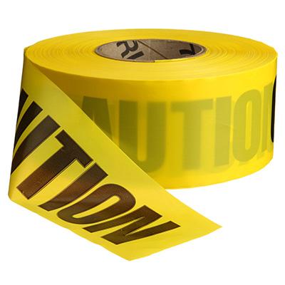 Caution Barricade Tape - 3'' Wide x 1000' Long